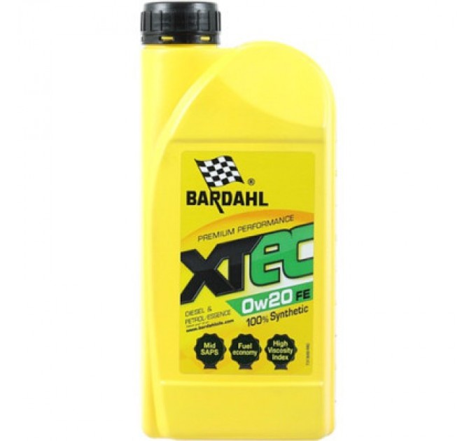 Моторна олива BARDAHL XTEC 0W20 FE 1л (36801)