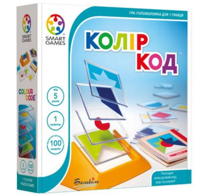 Smart Games Настільна гра Smart Games Колір код (SG 090 UKR)