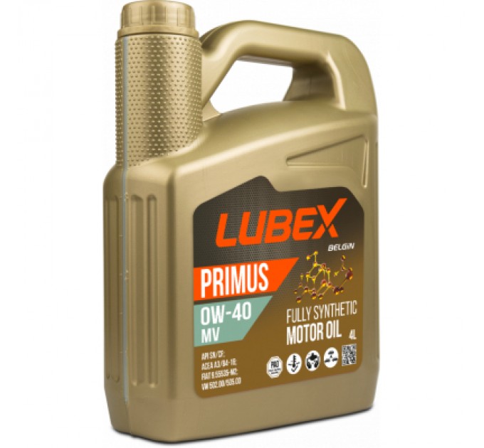 Моторна олива LUBEX PRIMUS MV 0W-40 4л (034-1621-0404)