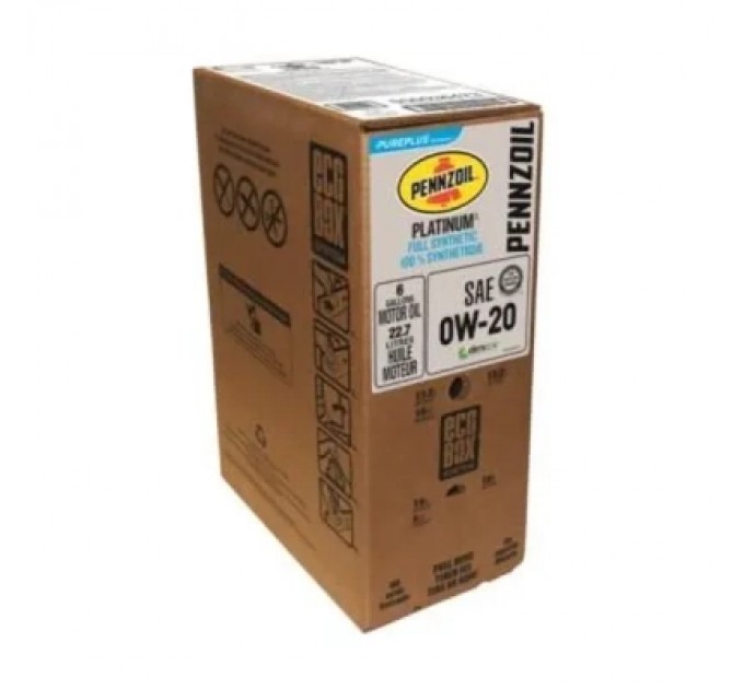 Моторна олива Pennzoil Platinum 0W20 24/1 Qt Ecobox 22,71л.
