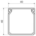 Kopos Короб Kopos LHD 40х40_HD (40х40 LHD)