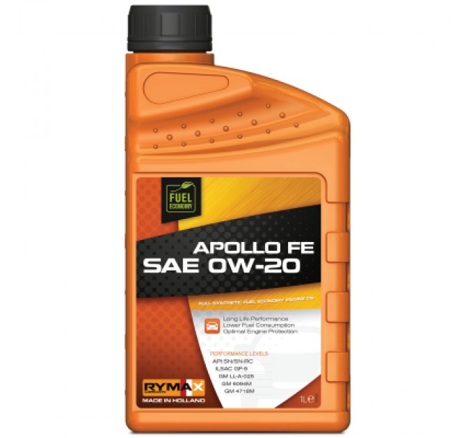 Моторна олива RYMAX Apollo FЕ 0W-20, 1л.