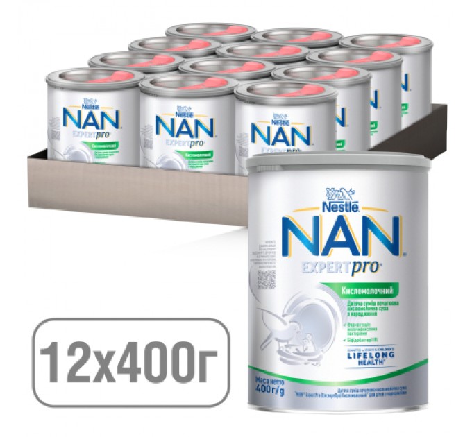 Nestle NAN Дитяча суміш Nestle NAN ExpertPro Кисломолочна 400 г (1000007)