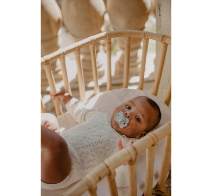 Пустушка Suavinex Wonderland у формі метелика, 0-6 міс. блакитна з малюнком (308776)