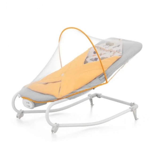 Крісло-гойдалка Kinderkraft шезлонг Felio 2 Forest Yellow (5902533921102)