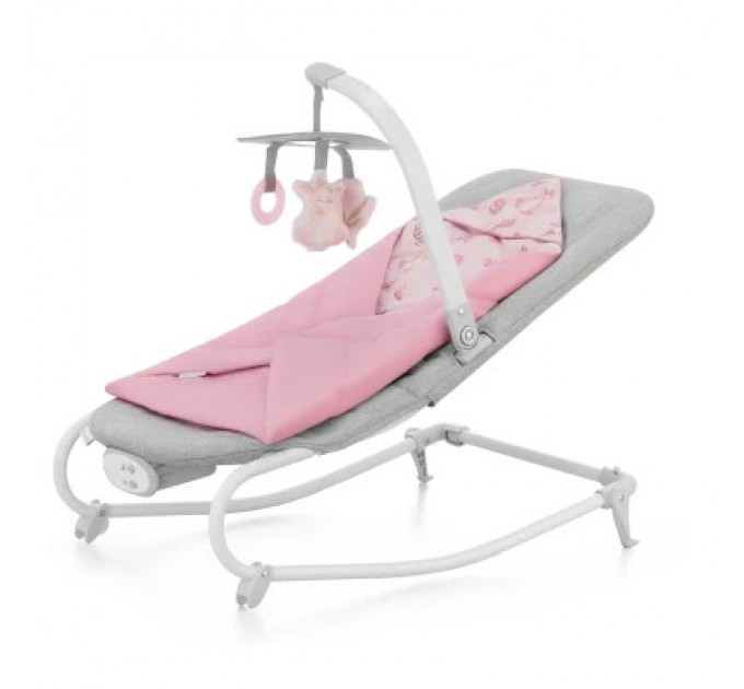 Крісло-гойдалка Kinderkraft шезлонг Felio 2 Peony Rose (5902533921096)