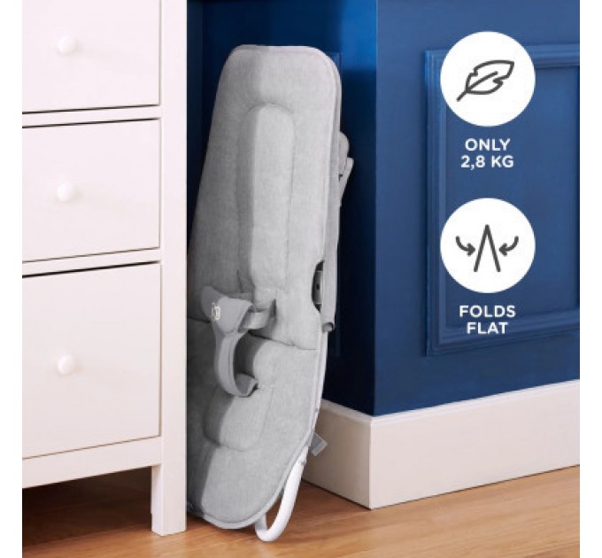 Крісло-гойдалка Kinderkraft Felio 2 Stone Grey (5902533921119)