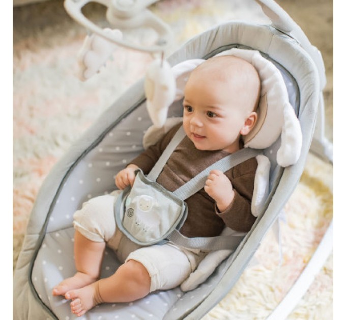Крісло-гойдалка Ingenuity 2 в 1 Cuddle Lamb (12118)