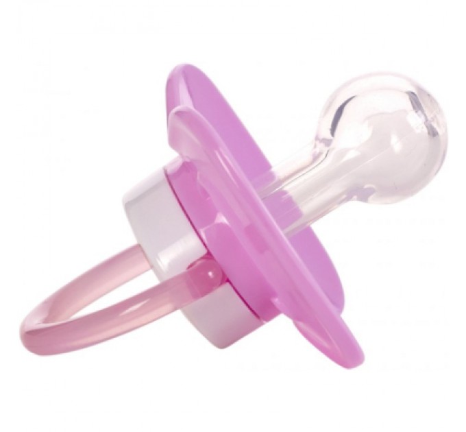 Пустушка Baby Team силіконова вишнеподібної форми 0+ міс (3003_рожевий)