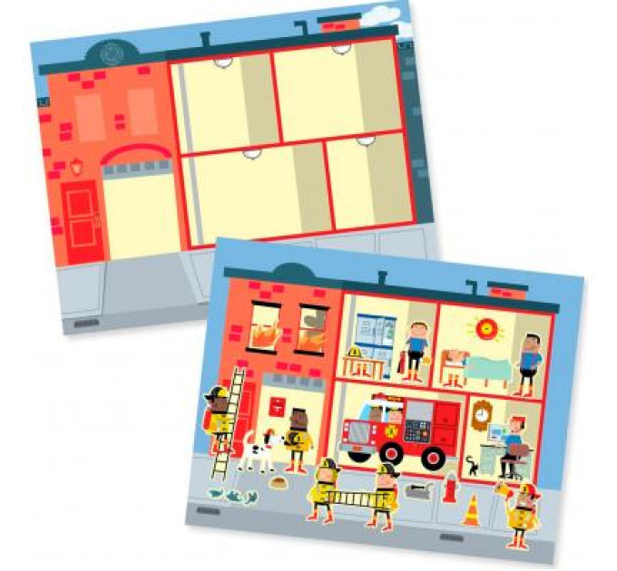 Melissa&Doug Набір для творчості Melissa&Doug Багаторазові наклейки Моє місто (MD19114)