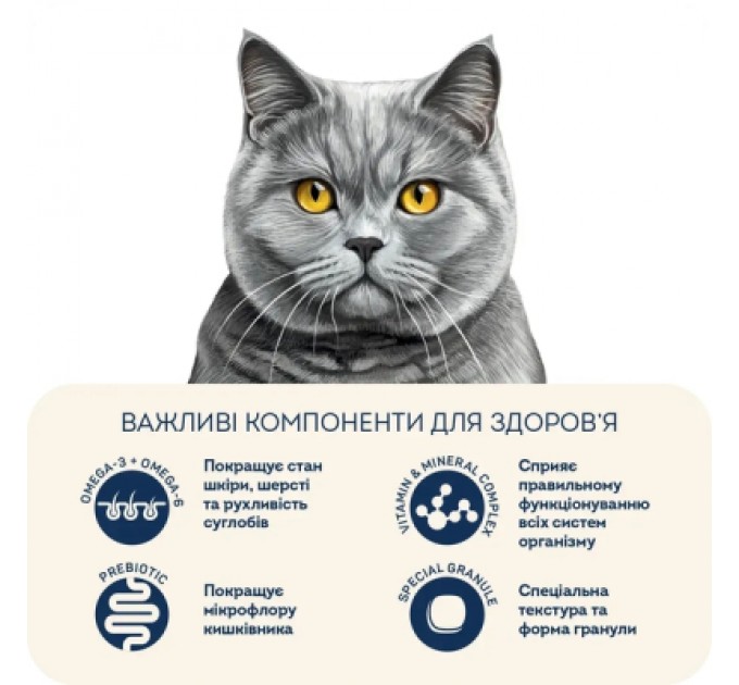 Home Food Сухий корм для кішок Home Food For British and Scottish breeds/for large breeds з індичкою та качкою 10 кг (4820235021207)