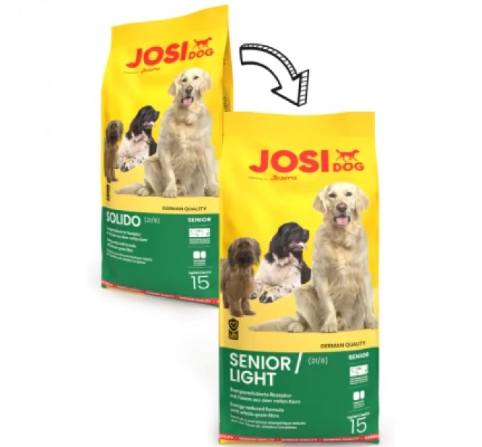Josera JosiDog Сухий корм для собак Josera JosiDog Senior/Light 15 кг (4032254783176)