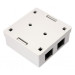 Vinga Комп'ютерна розетка RJ45x2 UTP cat.5e 8P8C Vinga (VCPRJ45O2)