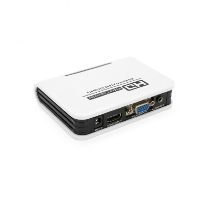 Конвертор VGA to HDMI+ Audio active white Voltronic (YT-AC-HDMI(in)/VGA(out)-W/39369)