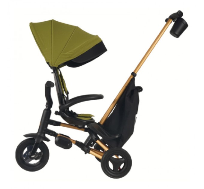 Дитячий велосипед QPlay Nova складаний триколісний Military Green (S700-16NovaEvaMG)