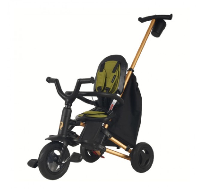 Дитячий велосипед QPlay Nova складаний триколісний Military Green (S700-16NovaEvaMG)