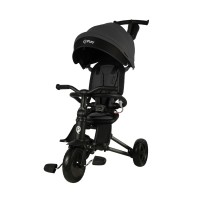 Дитячий велосипед QPlay Nova складаний триколісний Ultimate Black (S700-16NovaEvaUB)