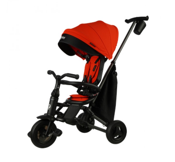 Дитячий велосипед QPlay Nova+ Rubber складаний триколісний Orange Sunset (S700-17Nova+RubberOS)