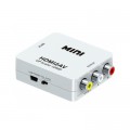 Voltronic Перехідник HDMI F to 3xRCA F AV 720P/1080P white Voltronic (YT-CM-HDMI/AV-W)