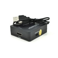 Перехідник HDMI F to VGA F 720P/1080P black Voltronic (YT-CM-HDMI/VGA-B)