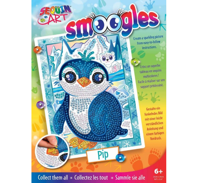 Sequin Art Набір для творчості Sequin Art SMOOGLES Пінгвін (SA1817)