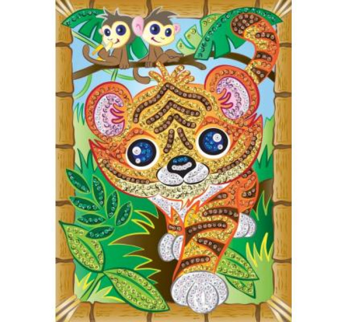 Sequin Art Набір для творчості Sequin Art SMOOGLES Тигр (SA1815)