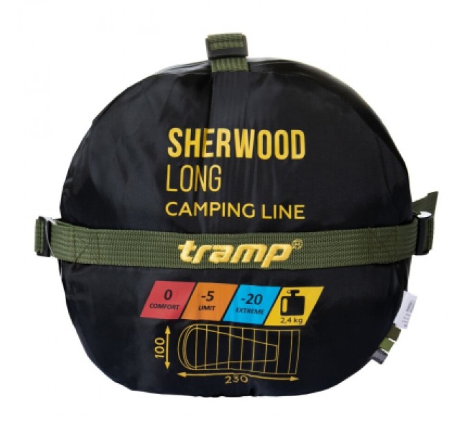 Спальний мішок Tramp Sherwood Long Olive/Grey L (UTRS-054L-L)
