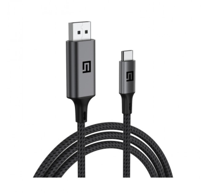 Кабель мультимедійний USB-C to DisplayPort 2.0m 4K60Hz black Armorstandart (ARM76892)