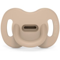 Пустушка Suavinex Colour Essence силіконова фізіологічна, 0-6 місяців бежева (308600)