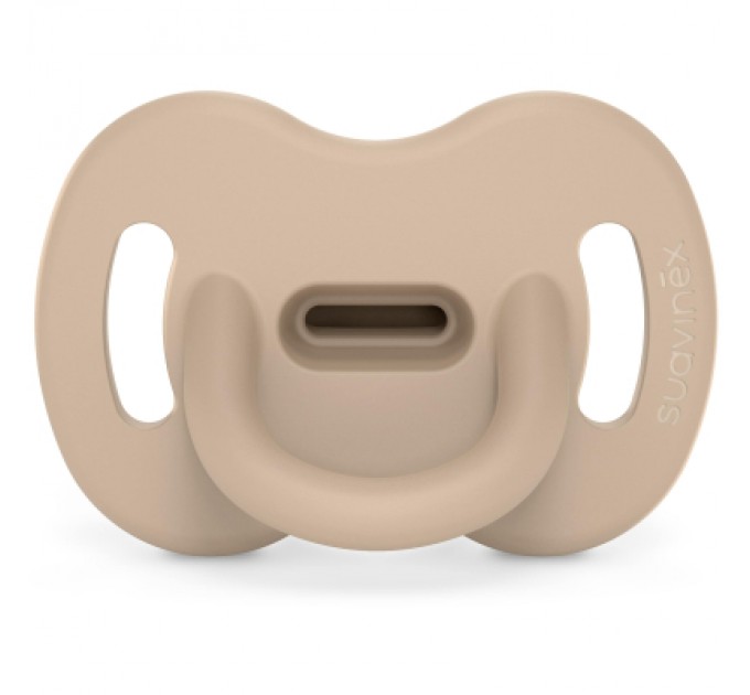 Suavinex Пустушка Suavinex Colour Essence силіконова фізіологічна, 0-6 місяців бежева (308600)