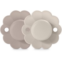 Пустушка Suavinex Wonder фізіологічна 2 шт, 0-6 місяців, світло-рожева та нюдова (308400)