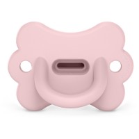 Пустушка Suavinex Colour Essence фізіологічна у формі метелика, 0-6 місяців, рожева (308911)