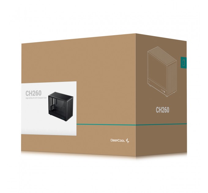 Корпус DeepCool CH260 Black (R-CH260-BKNGM0-G-1) без БЖ