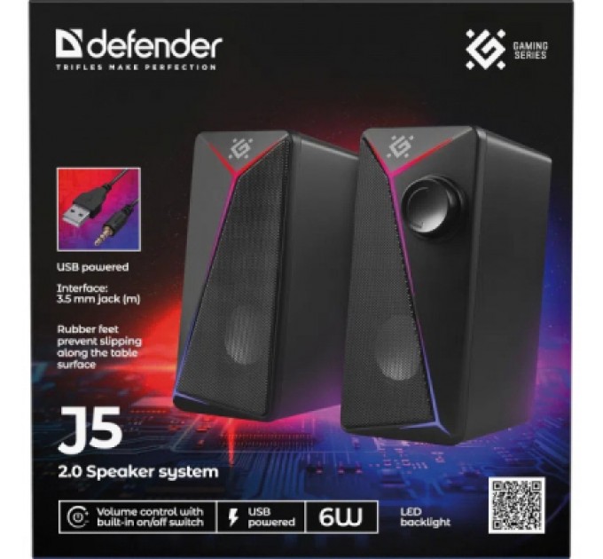 Defender Акустична система Defender J5 Black (65965)