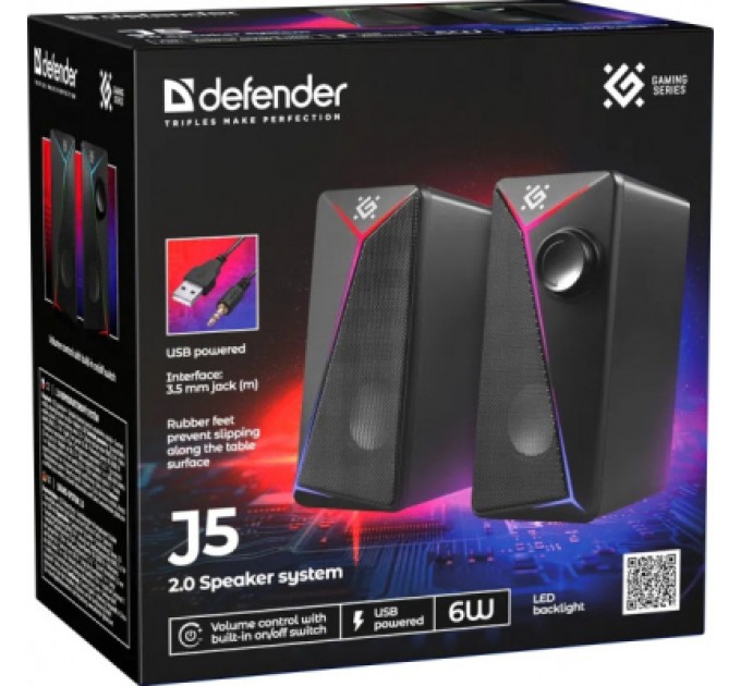 Defender Акустична система Defender J5 Black (65965)