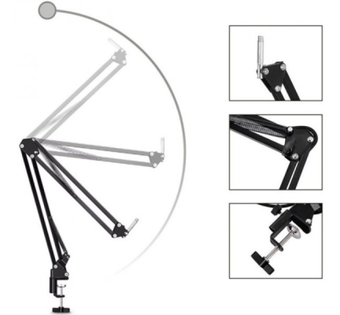 Мікрофон Media-Tech XLR USB Black (MT397K)