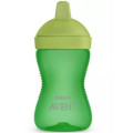 Philips AVENT Поїльник-непроливайка Philips AVENT з твердим носиком Зелена 300 мл (SCF804/03)