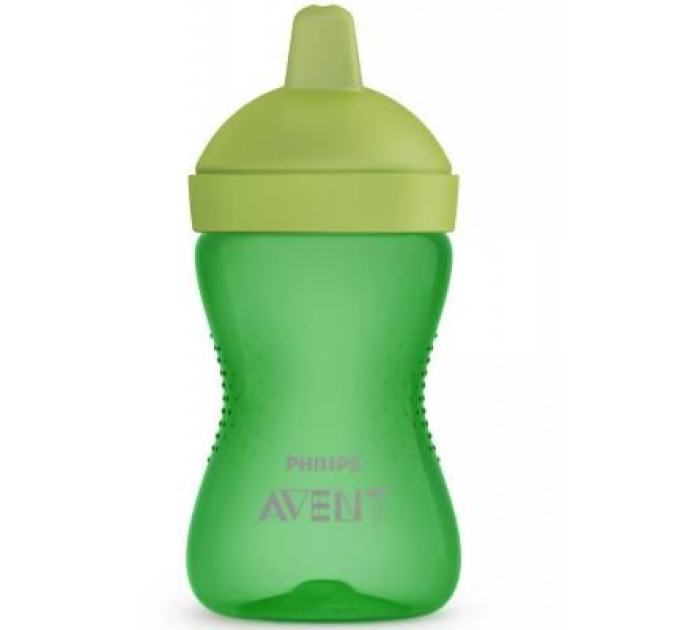 Philips AVENT Поїльник-непроливайка Philips AVENT з твердим носиком Зелена 300 мл (SCF804/03)