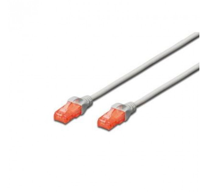 Патч-корд 0.5м, CAT 6 UTP, AWG 26/7, Cu, LSZH Digitus (DK-1617-005)