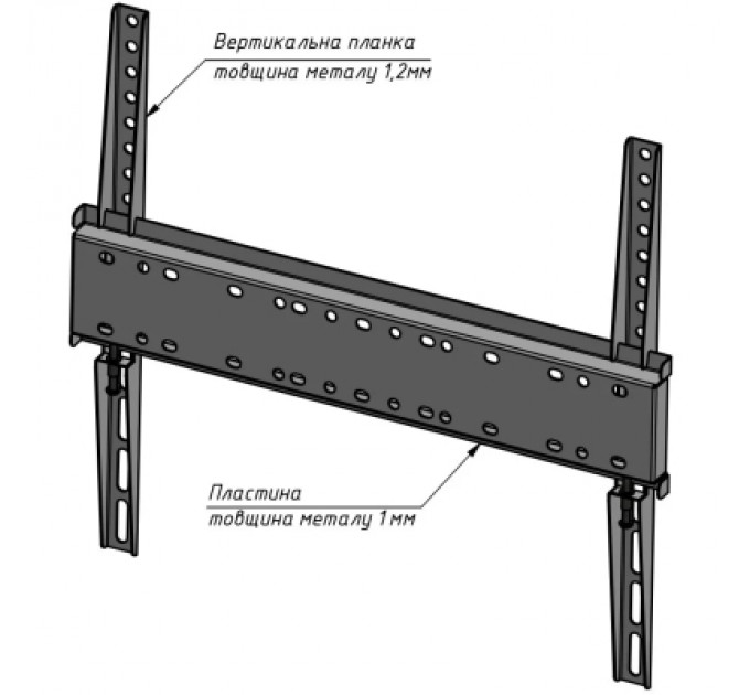 Кронштейн Sector TV4F Black
