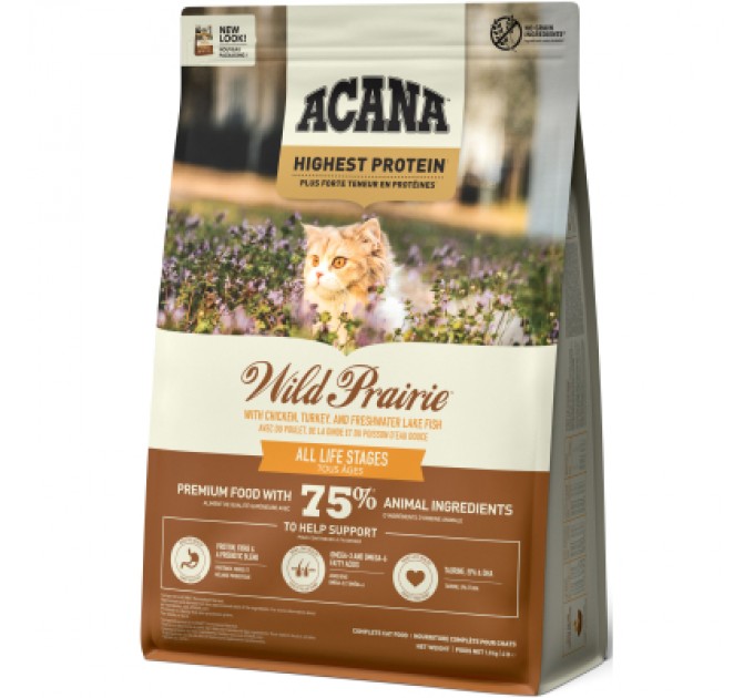 Сухий корм для кішок ACANA Wild Prairie Cat 1.8 кг (0064992714574)