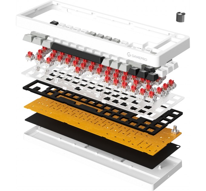 Клавіатура GamePro Genesis Silverlight MK116 USB UA Grey (MK116)