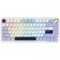 Клавіатура Ajazz AK820 MAX PLUS Daydream Switch RGB Wireless/Bluetooth/USB White (AK820MAX-DD-BWD)