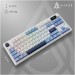 Клавіатура Ajazz AK870 PLUS Murad Switch RGB Wireless/Bluetooth/USB White (AK870-MU-BWD)