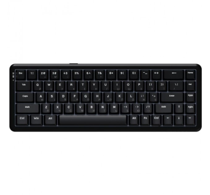 Клавіатура Ajazz AK680 MAX Magnetic Switch RGB USB Black (AK680-WM-B-A)