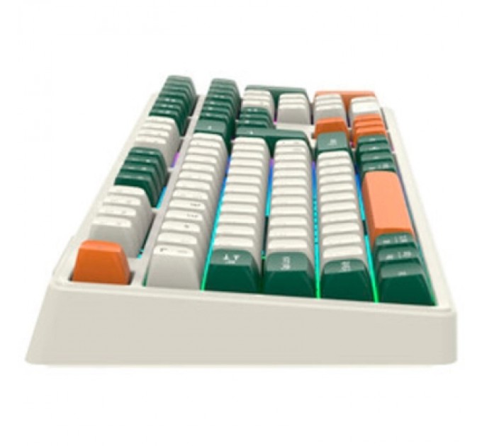 Клавіатура Canyon Shadder GKW-11 RGB Silent Wireless/Bluetooth/USB UA White (CND-SKBW11)