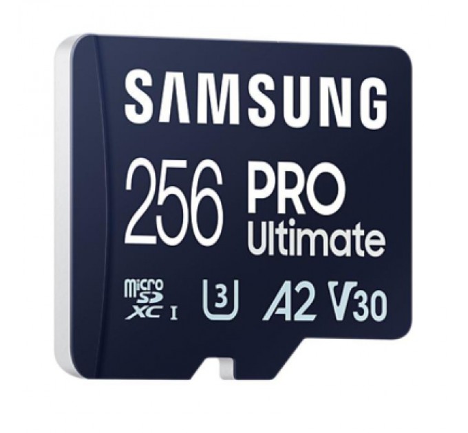 Карта пам'яті Samsung 256GB microSDXC class 10 UHS-I U3 V30 A2 Pro Ultimate (MB-MY256SB/WW)