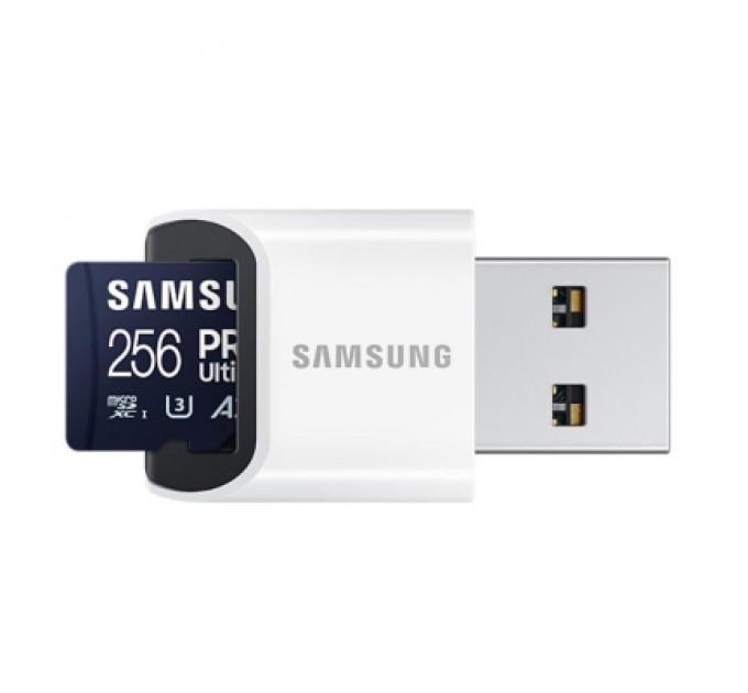 Карта пам'яті Samsung 256GB microSDXC class 10 UHS-I U3 V30 A2 Pro Ultimate (MB-MY256SB/WW)