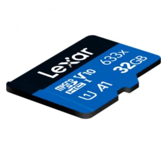 Lexar Карта пам'яті Lexar 32GB microSDXC class 10 UHS-I V10 A1 High Performance 633x (LMS0633032G-BNNNG)