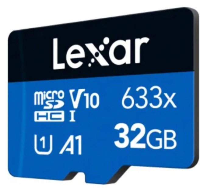 Lexar Карта пам'яті Lexar 32GB microSDXC class 10 UHS-I V10 A1 High Performance 633x (LMS0633032G-BNNNG)